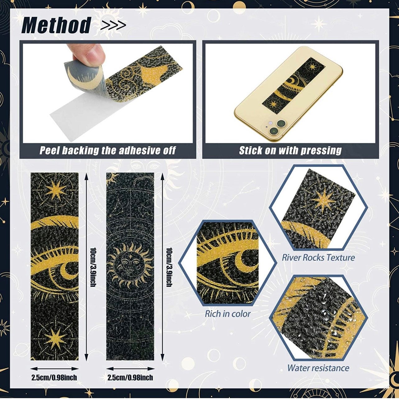 NEW Mystical Sensory Calming Strips| Textured Stickers| Tactile Touch| Nerve Endings in Fingertips