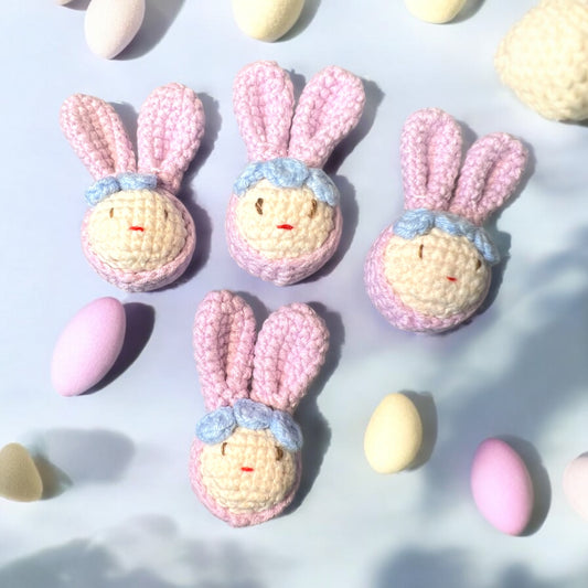 Crochet Bunny head|DIY| Hobbies| Crafts| Craft Items|Crochet items