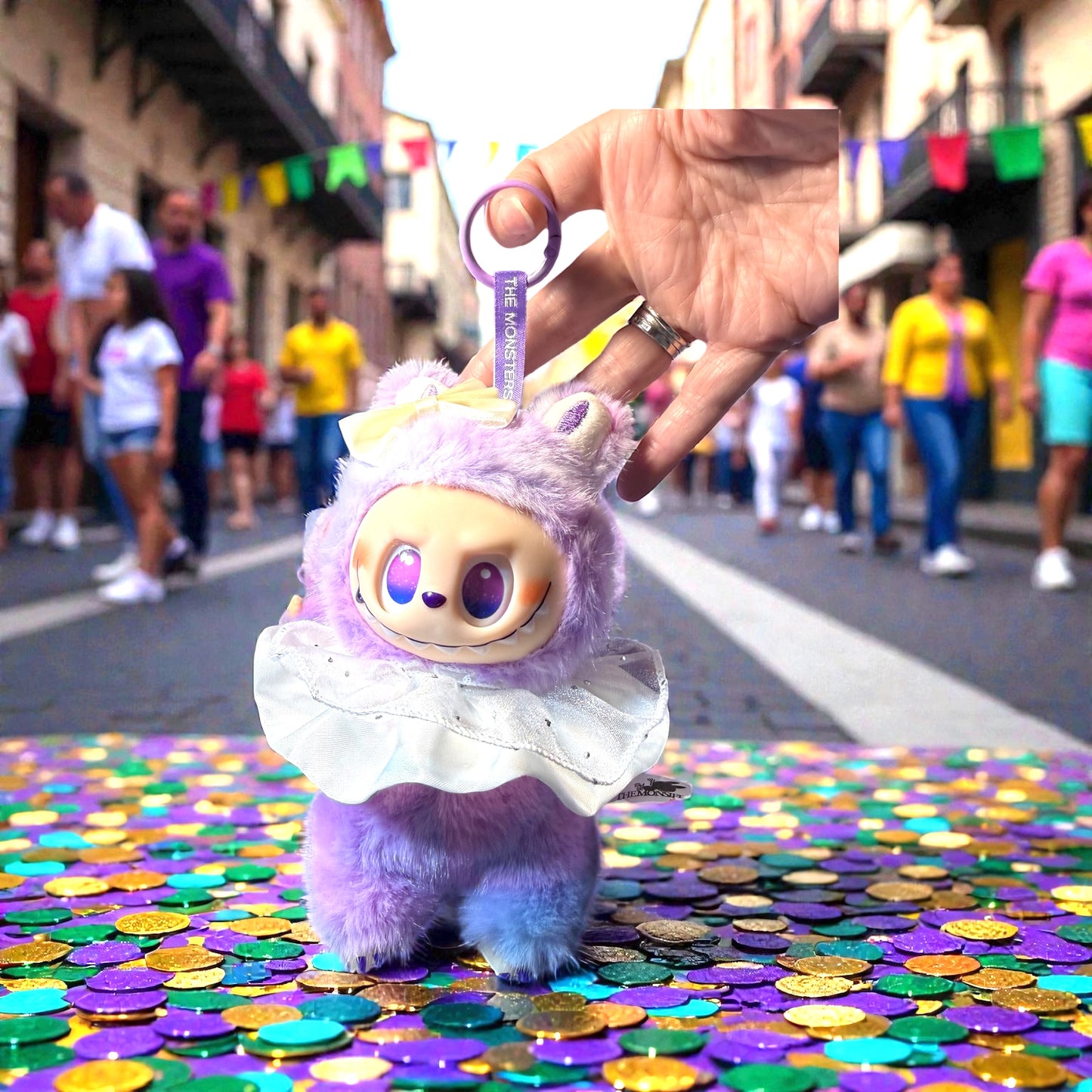 Mardi Gras–Inspired Fantasy Character Plush