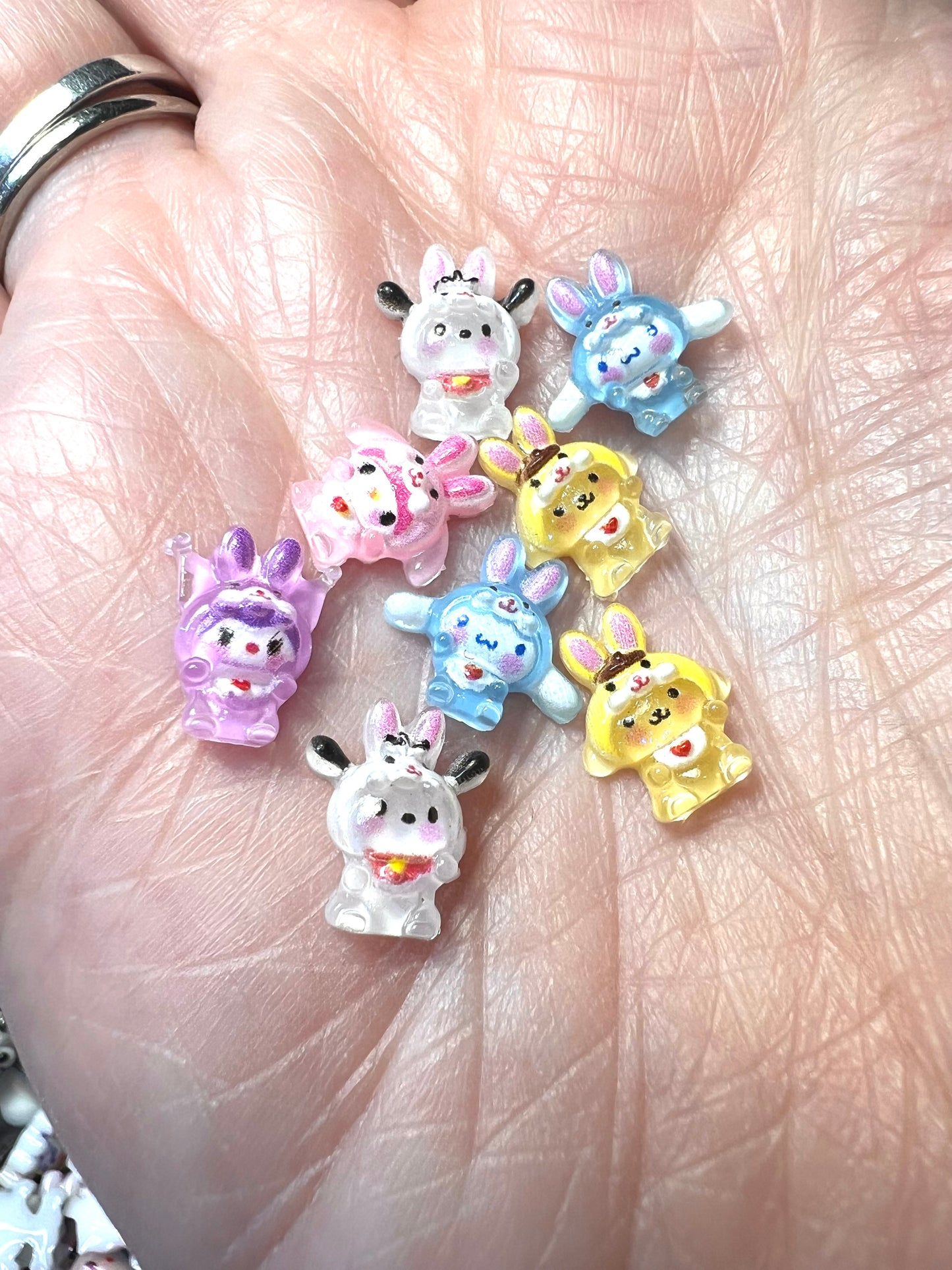 San Ri0 inspired Character Nail Charms by the 10ml scoop