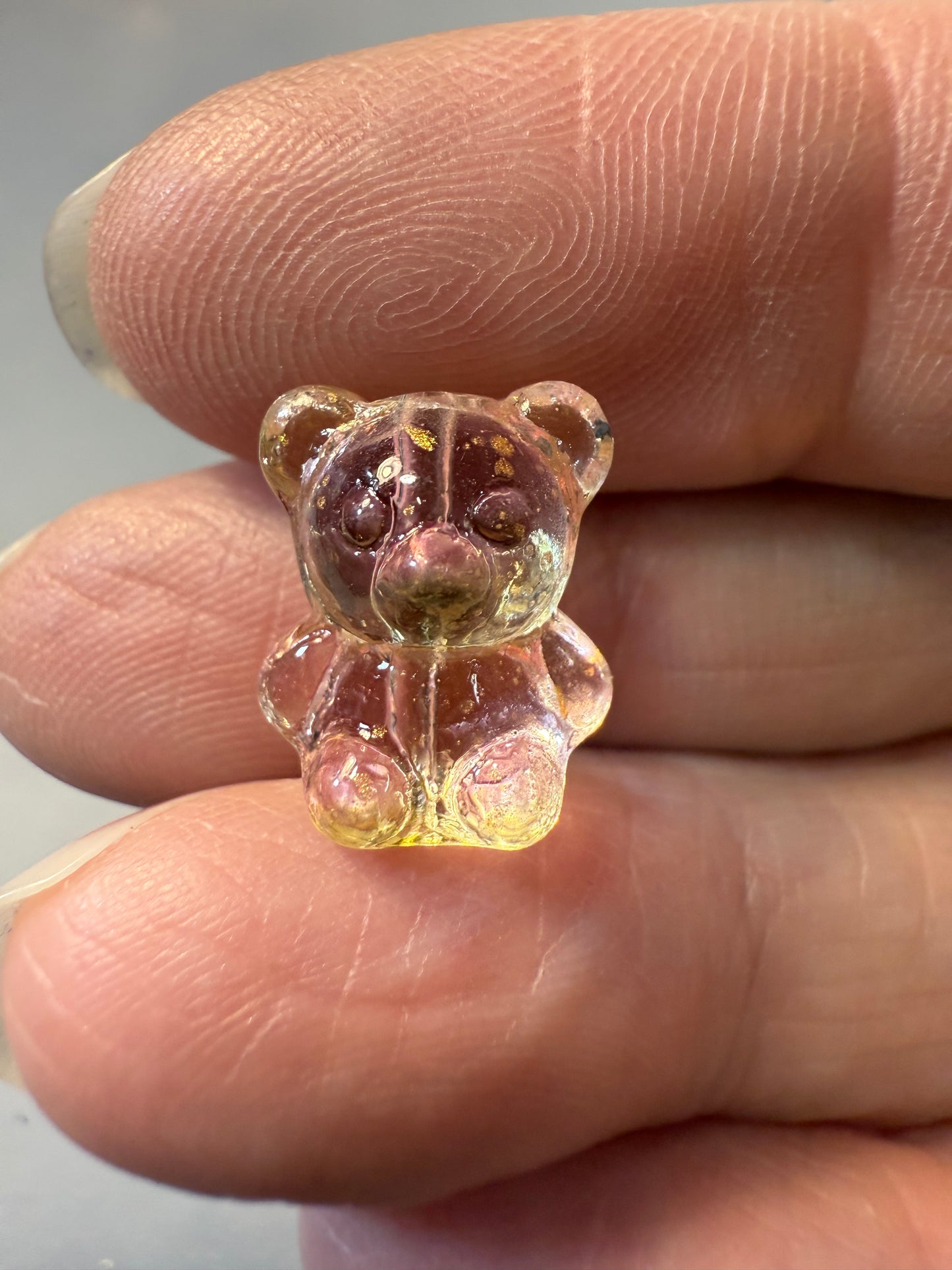 Colorful Bears High Quality Glass Beads- Size 12mm| DIY| Hobbies| Crafts| Craft Items| Beading| Hand-Made|Collectibles