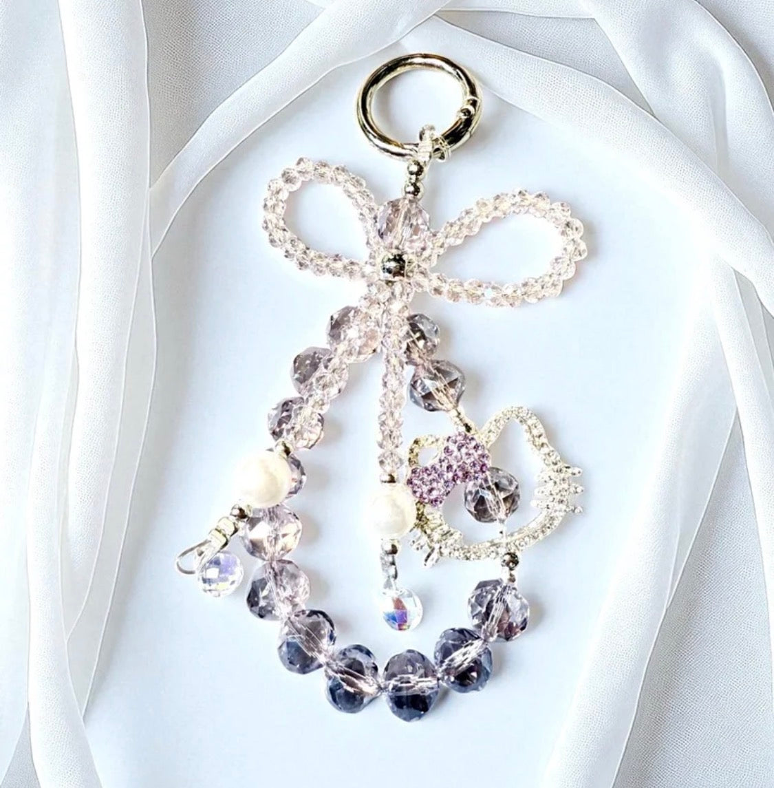 Handmade Wristlet Chain-High Quality Glass beads l HK