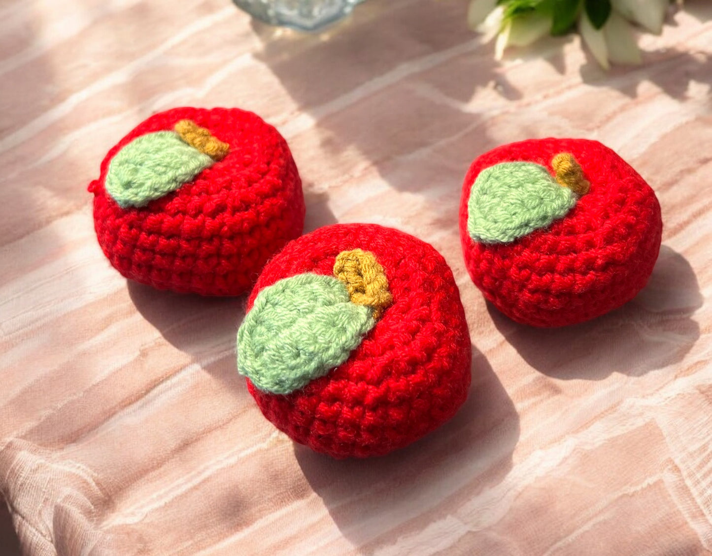 Crochet Apple|DIY| Hobbies| Crafts| Craft Items|Crochet items