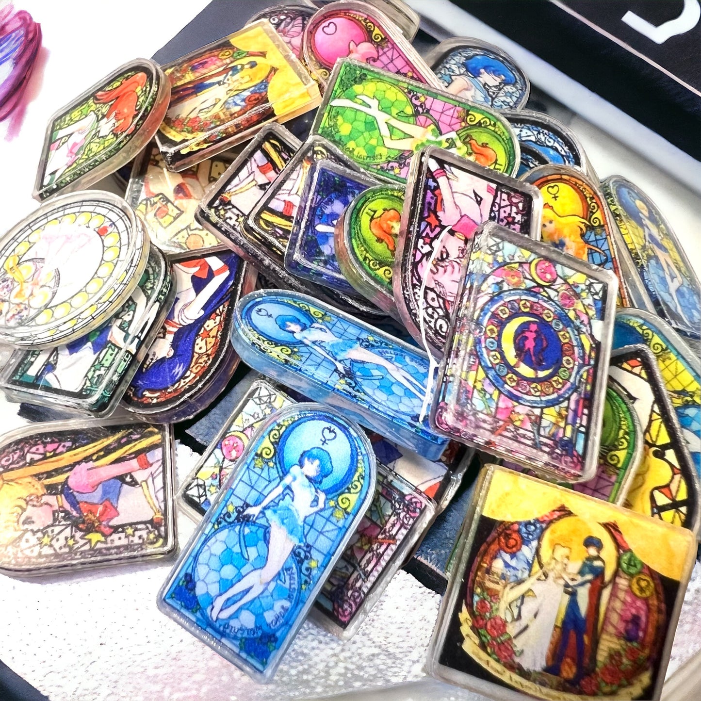 Acrylics 2cm for DIY (Lot of 20)