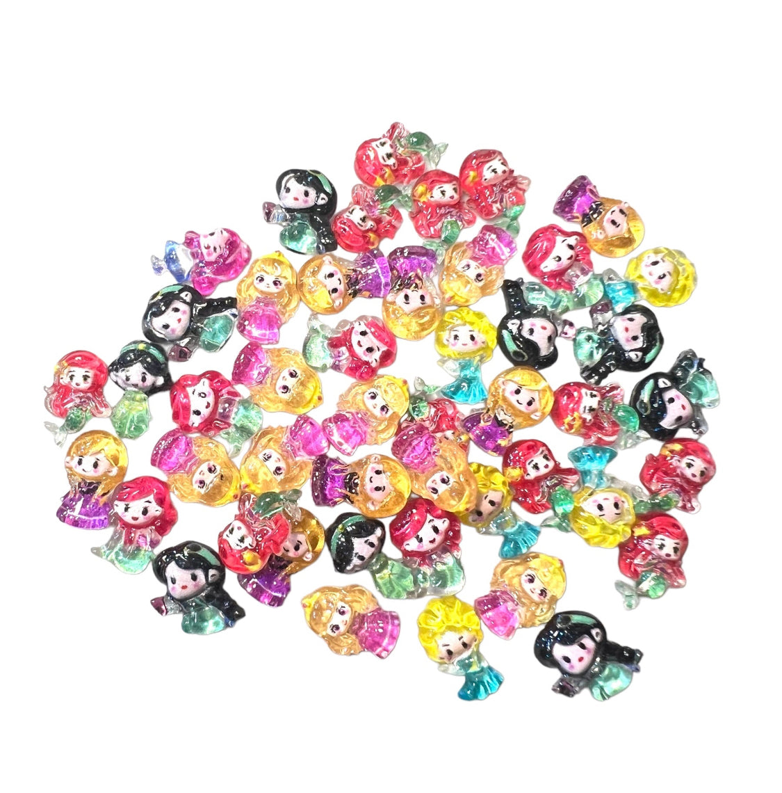 Princess inspired Character Nail Charms by the 10ml scoop