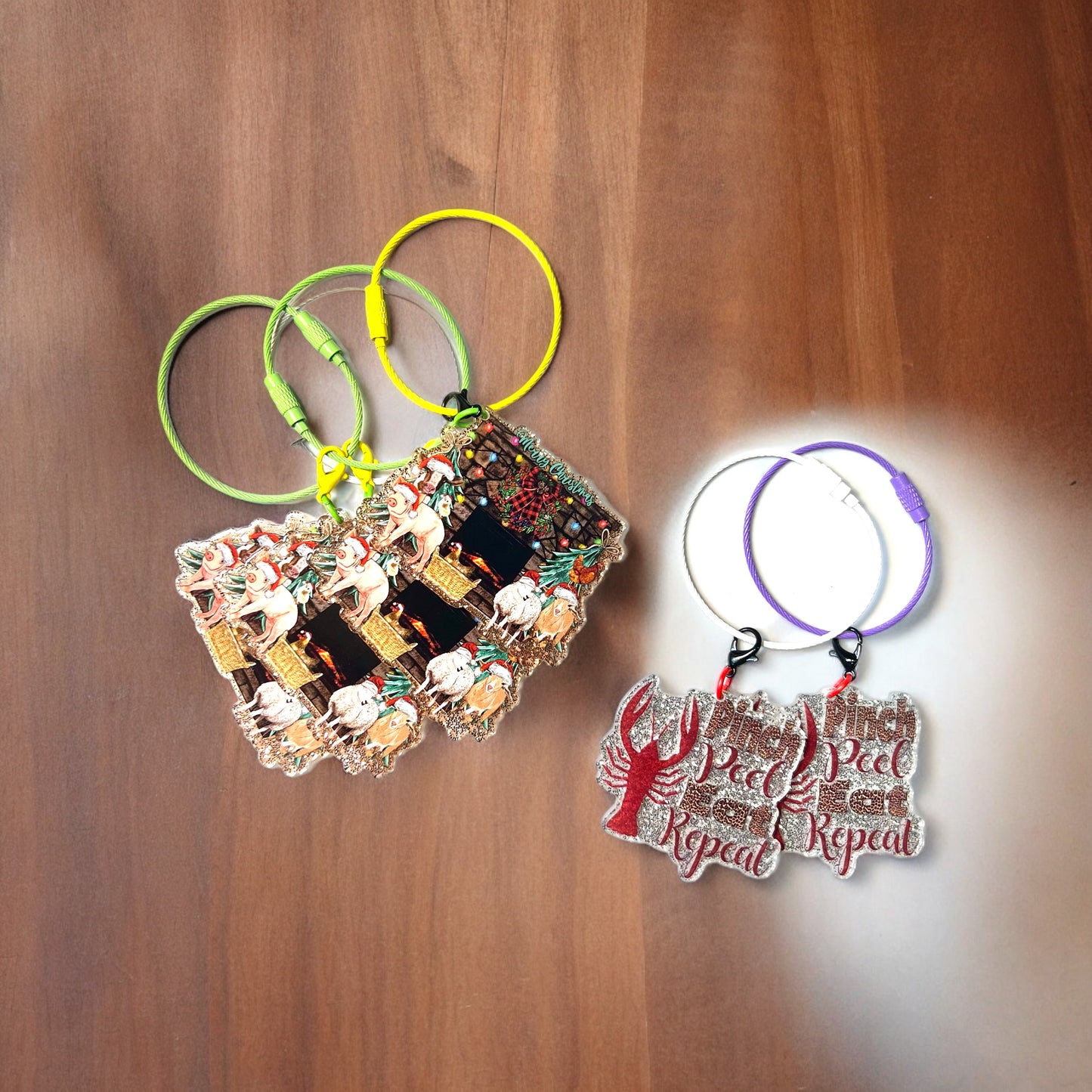 Glitter Acrylics for Badge Reels Plain or Customized