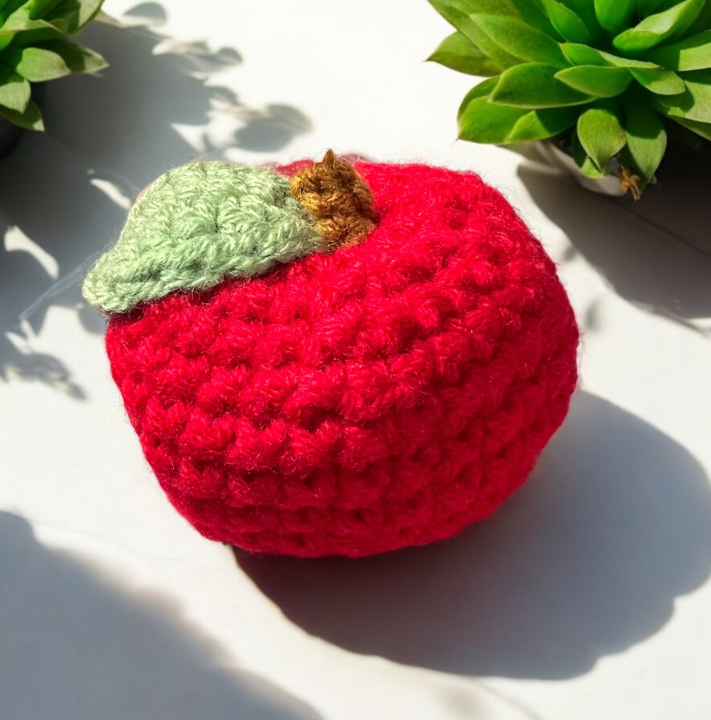 Crochet Apple|DIY| Hobbies| Crafts| Craft Items|Crochet items