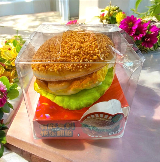 Funny Hamburger sensory Squishy toy|Squishy|Random