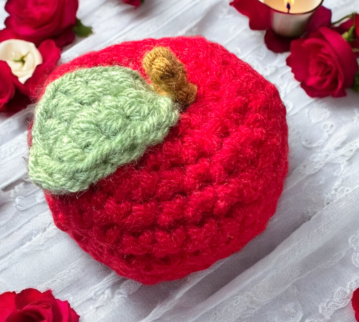 Crochet Apple|DIY| Hobbies| Crafts| Craft Items|Crochet items