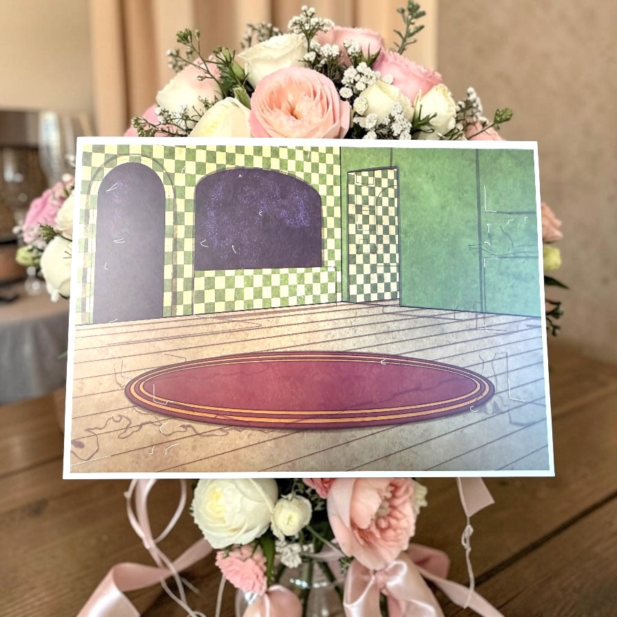 NEW NEW NEW! 3d sticker diorama/great gift/creative/fun for kiddos