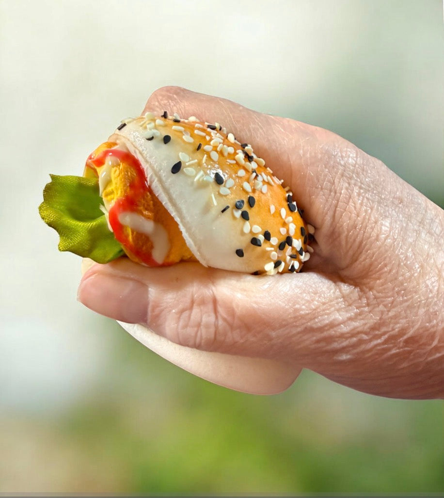Funny Hamburger sensory Squishy toy|Squishy|Random