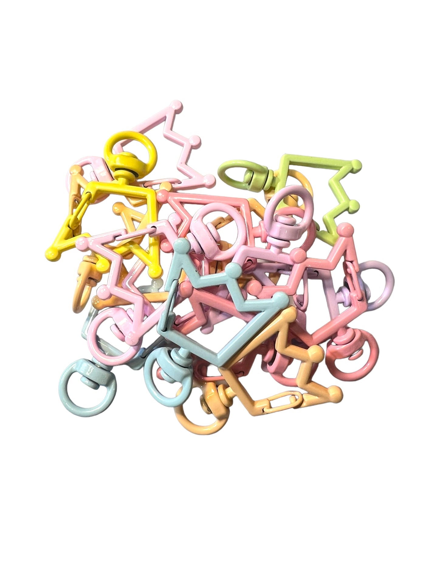 Pastel Keychain Findings for DIY| Hobbies| Beading| Collectible| DIY| Jewelry Making| Beads