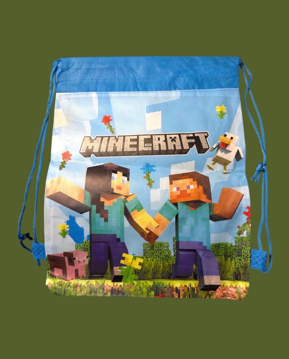 Character Drawstring Backpack – Cute Lightweight Bag