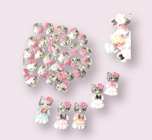 HK Dress Character Nail Charms by the 10ml scoop