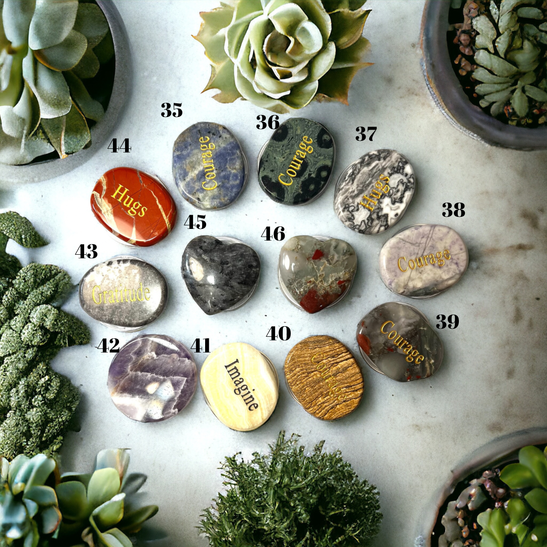 Natural Crystal Phone Grips| Crystals| Pop sockets| Worry stones| pocket crystals| crystal carvings