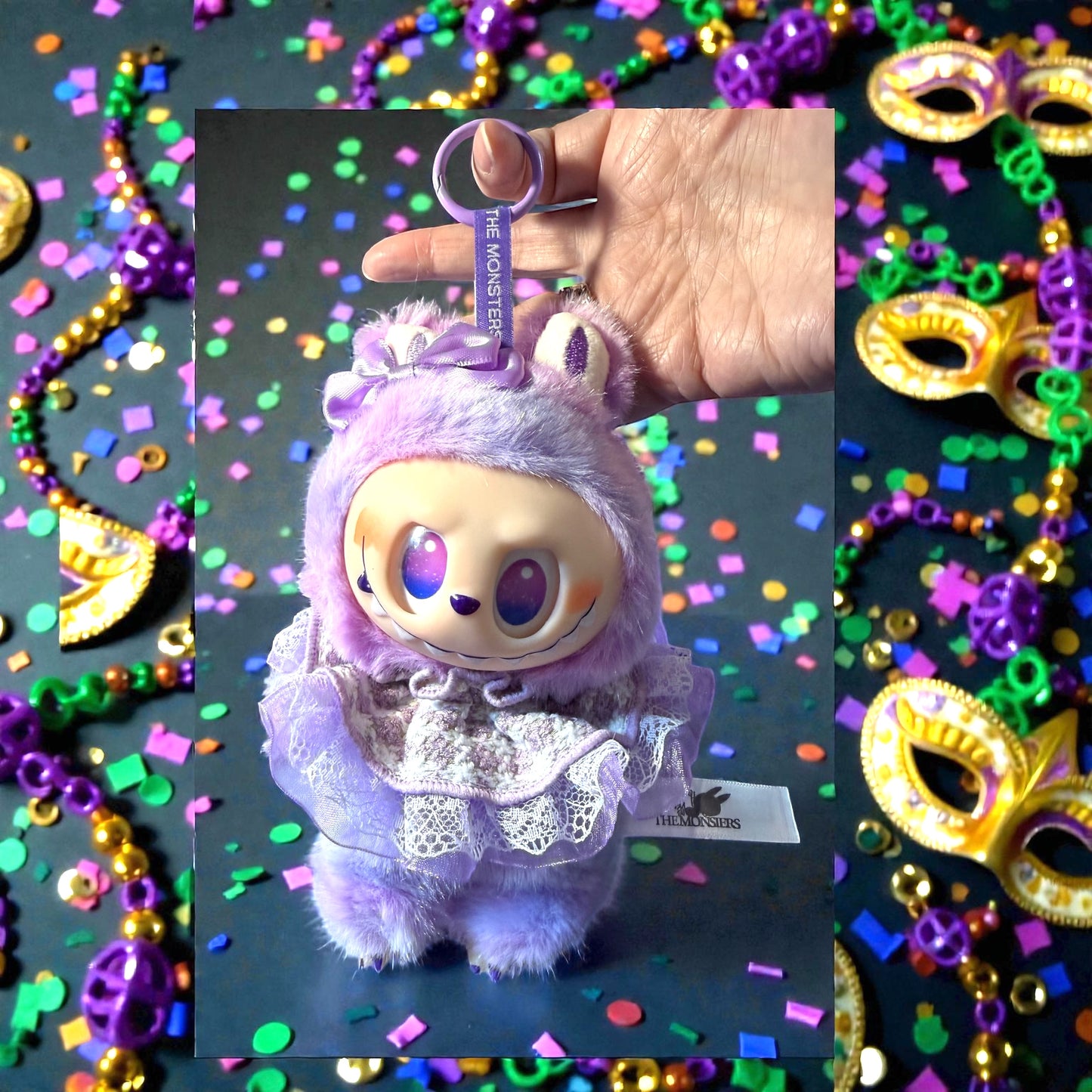 Mardi Gras–Inspired Fantasy Character Plush