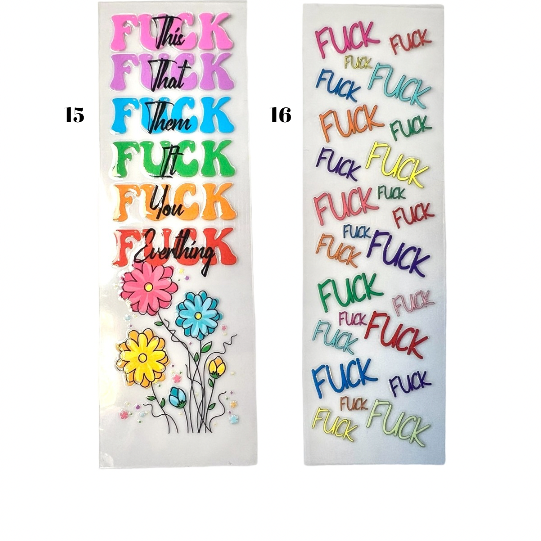 Vinyl Sticker Wraps For DIY Pen Set (1 pen + 1 wraps)| Waterproof stickers|For Pens| Stickers for tumblers| stickers for Desks| Stickers for Car| Stickers for Phone Case| Stickers for Key chains