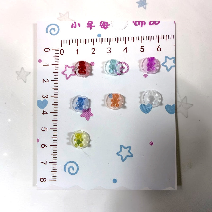 Gummy Bear Micro Nail Charms by the 10ml scoop l