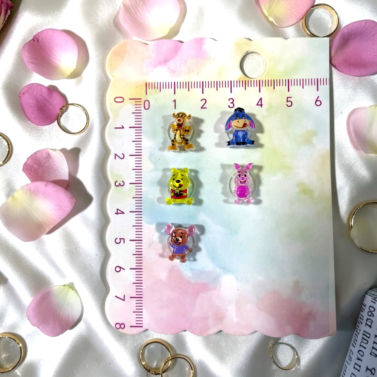 Pooh & Friends Nail Charms by the 10ml scoop
