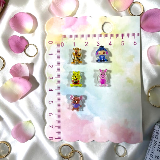 Pooh & Friends Nail Charms by the 10ml scoop