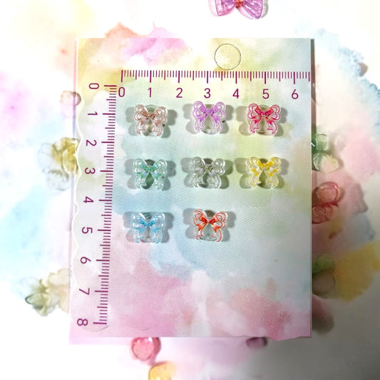 Bow Nail Charms by the 10ml scoop