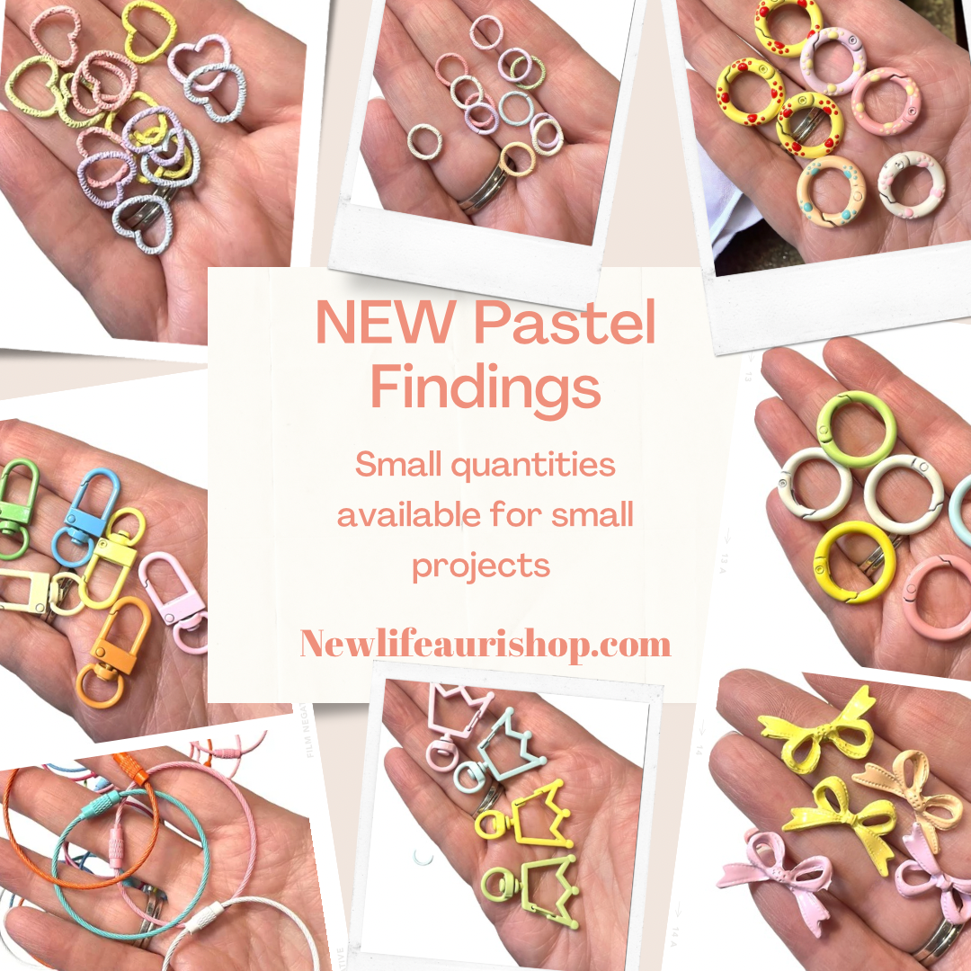 Pastel Keychain Findings for DIY| Hobbies| Beading| Collectible| DIY| Jewelry Making| Beads