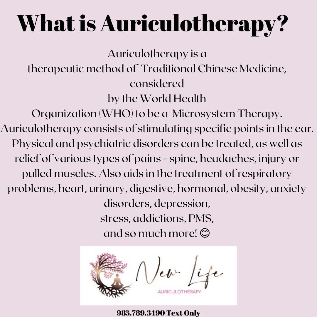 24kt EAR SEEDS| Auriculotherapy| Acupressure| Acupuncture| Nerve endings| Chronic Pain Treatment