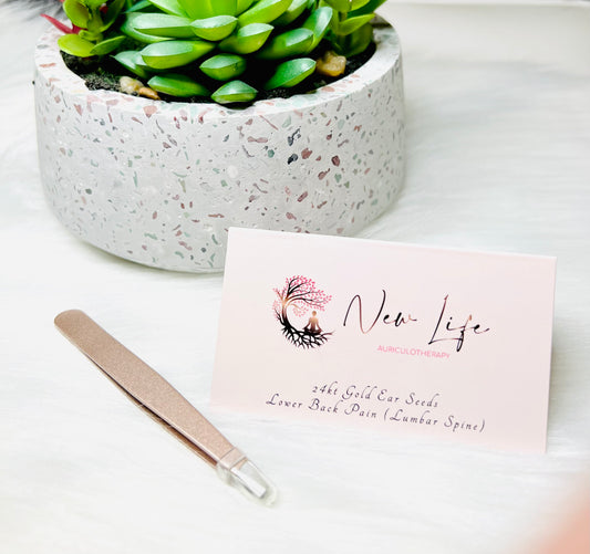 Lower Back (Lumbar Back) Mini Ear Seed Kit