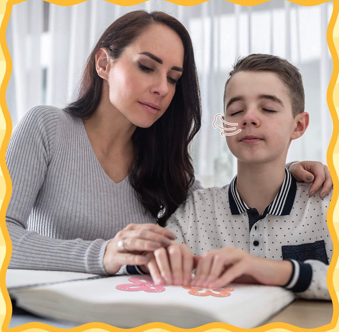 Finger Tracing Sensory Calming Strips| Textured Stickers| Tactile Touch| Nerve Endings in Fingertips