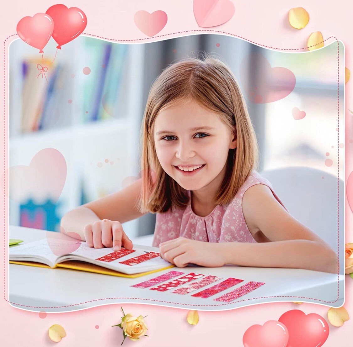 LOVE and Hearts Calming Sensory strips| Textured Stickers| Tactile Touch| Nerve Endings in Fingertips