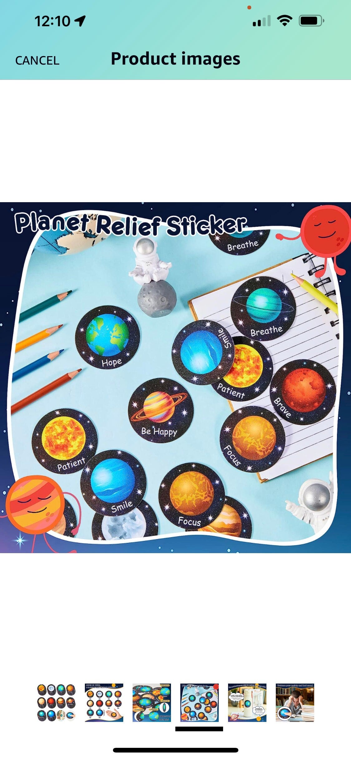 Planets Calming Sensory Strips| Textured Stickers| Tactile Touch| Nerve Endings in Fingertips