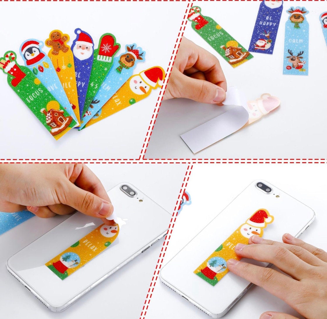 Christmas Calming Sensory Strips| Textured Stickers| Tactile Touch| Nerve Endings in Fingertips